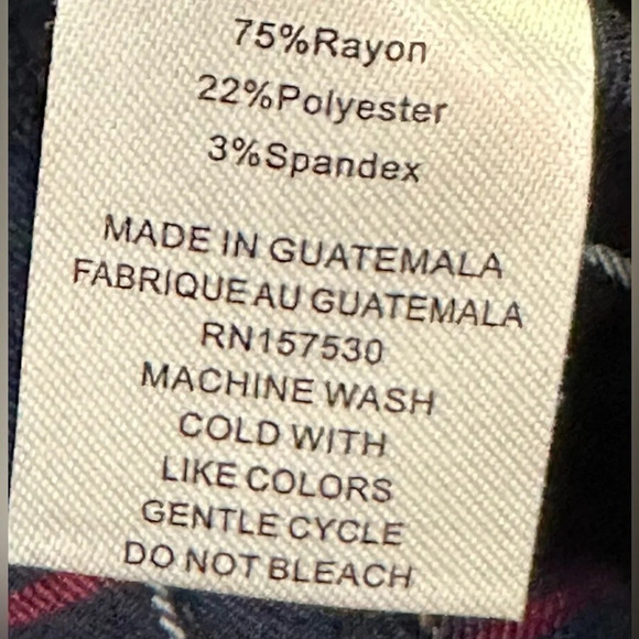 Women's Ava & Grace Navy Blue Pants - Picture 10 of 10